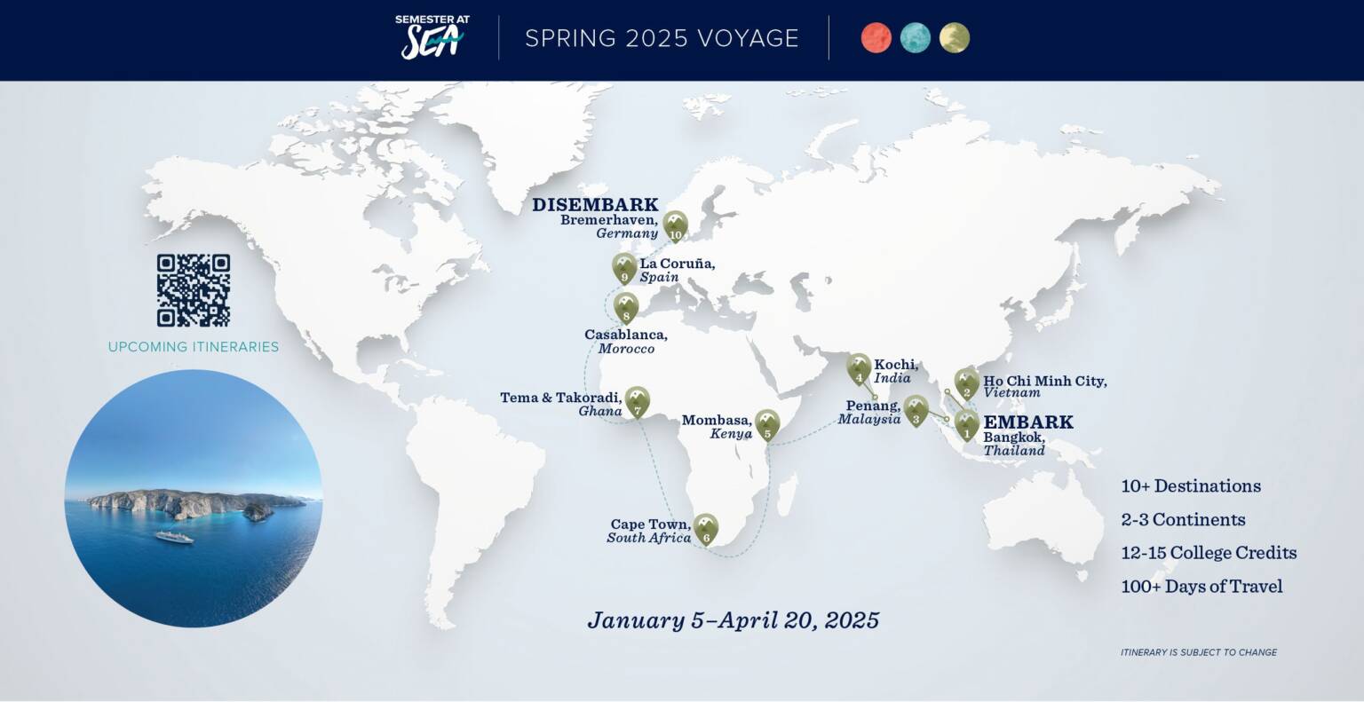 Spring 2025 | Semester at Sea